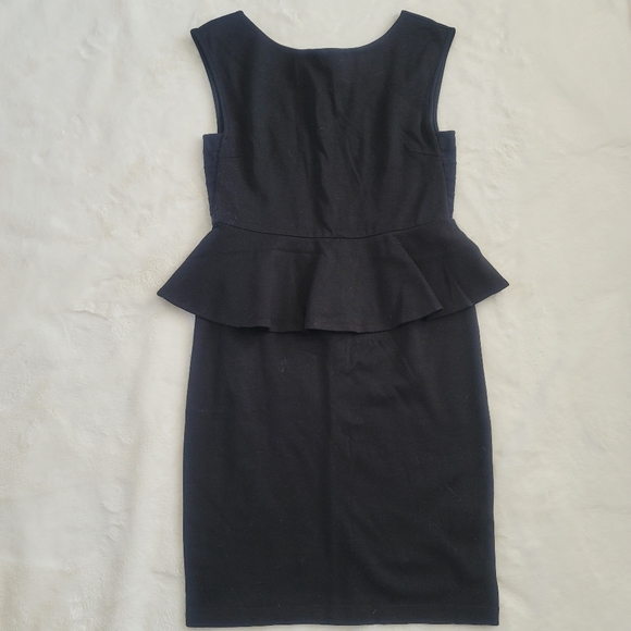 Alice & Olivia Peplum Black Dress - Picture 3 of 4